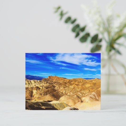 Death Valley Desert Briefkaart (Staand voorkant)