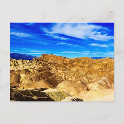 Death Valley Desert Briefkaart (Voorkant)