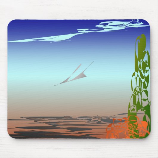 Death Valley Fly Over Mousepad Muismat (Voorkant)