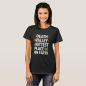 Death Valley Hottest Place On Earth Retro Desert S T-shirt (Voorkant volledig)