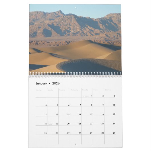 Death Valley Kalender (Jan 2026)