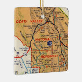 Death Valley  Map Keramisch Ornament (Rechts)