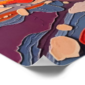 Death Valley - Melkweg over de duinen Poster (Hoek)