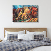 Death Valley Mountains Canvas Afdruk (Insitu (Slaapkamer))