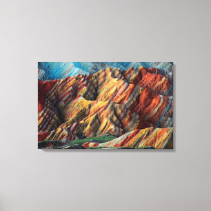 Death Valley Mountains Canvas Afdruk