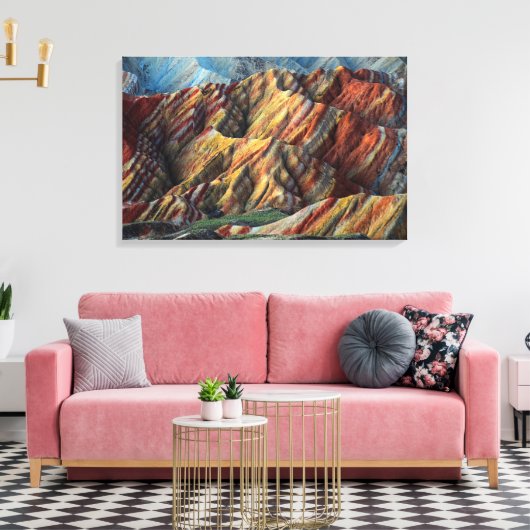 Death Valley Mountains Canvas Afdruk (Insitu (Woonkamer))