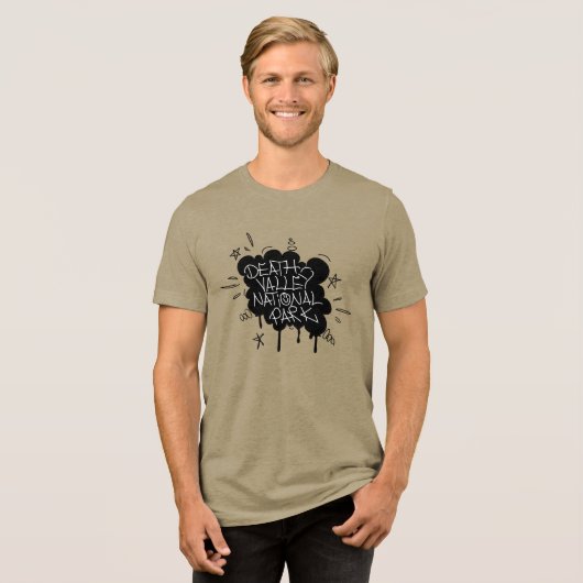 Death Valley Nation Park Tri-Blend Shirt (Voorkant volledig)