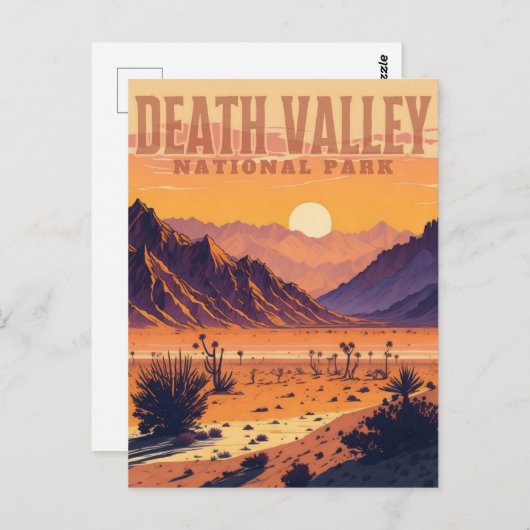 Death Valley Nationaal Park Briefkaart (Voorkant / Achterkant)