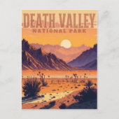 Death Valley Nationaal Park Briefkaart (Voorkant)