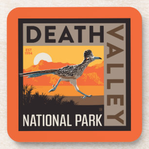 Death Valley Nationaal Park Roadrunner Bier Onderzetter