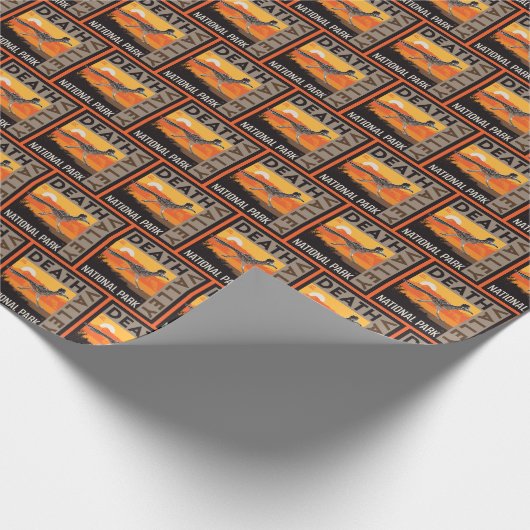 Death Valley Nationaal Park | Roadrunner Cadeaupapier (Hoek)