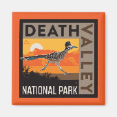Death Valley Nationaal Park | Roadrunner Magneet (Voorkant)