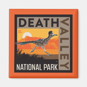 Death Valley Nationaal Park Roadrunner Magneet