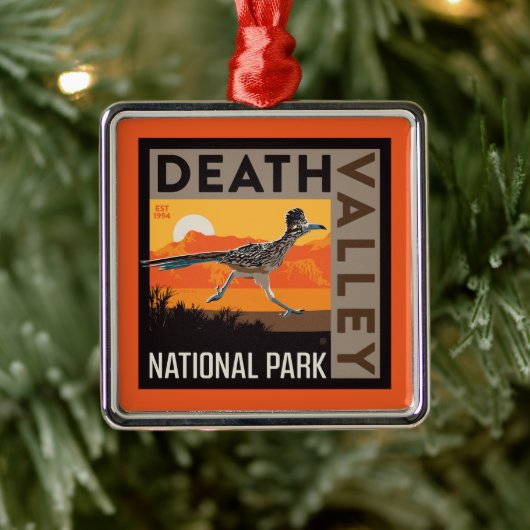 Death Valley Nationaal Park | Roadrunner Metalen Ornament (Boom)