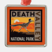 Death Valley Nationaal Park | Roadrunner Metalen Ornament (Voorkant)
