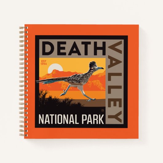 Death Valley Nationaal Park | Roadrunner Notitieboek (Voorkant)