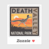 Death Valley Nationaal Park | Roadrunner Sticker (Vel)