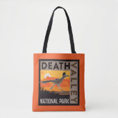 Death Valley Nationaal Park | Roadrunner Tote Bag (Voorkant)