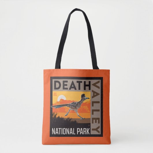 Death Valley Nationaal Park | Roadrunner Tote Bag (Voorkant)