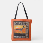 Death Valley Nationaal Park | Roadrunner Tote Bag (Achterkant)