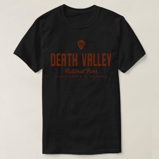 Death Valley National Park 1994 Arrowhead Brown T-shirt (Design voorkant)