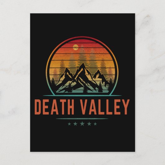 Death Valley National Park Briefkaart (Voorkant)