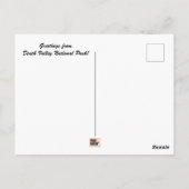 Death Valley National Park Briefkaart (Achterkant)