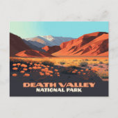 Death Valley National Park California Klaprozen Briefkaart (Voorkant)
