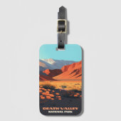 Death Valley National Park California Poppies Bagagelabel (Voorkant (verticaal))