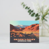 Death Valley National Park California Poppies Briefkaart (Staand voorkant)