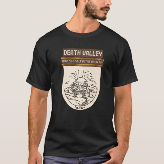 Death Valley National Park California State Souven T-shirt (Voorkant)