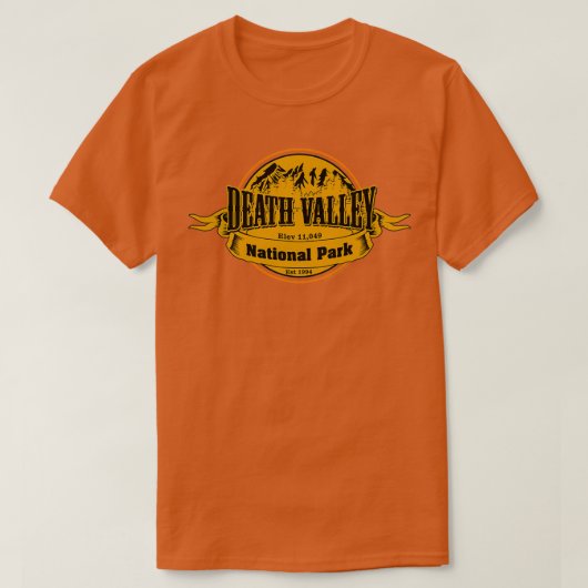 Death Valley National Park California T-shirt (Design voorkant)