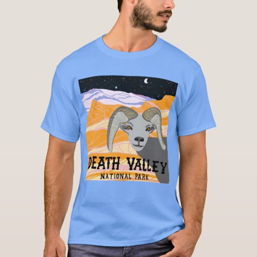Death Valley National Park California woestijn T-shirt (Voorkant)