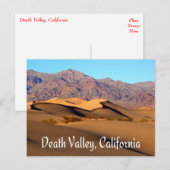 Death Valley National Park, Californië Briefkaart (Voorkant / Achterkant)