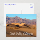 Death Valley National Park, Californië Briefkaart (Voorkant / Achterkant)