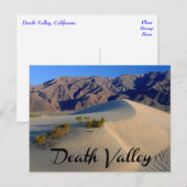 Death Valley National Park, Californië Briefkaart (Voorkant / Achterkant)