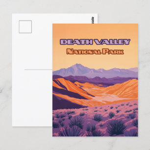 Death Valley National Park Californië - Nevada Briefkaart