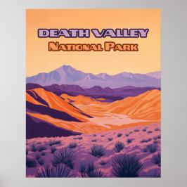 Death Valley National Park Californië - Nevada Poster
