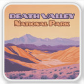 Death Valley National Park Californië - Nevada Sticker (Voorkant)