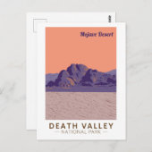 Death Valley National Park Mojave Woestijn Reizen Briefkaart (Voorkant / Achterkant)