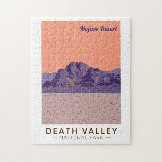 Death Valley National Park Mojave Woestijn Reizen Legpuzzel (Verticaal)