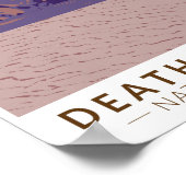 Death Valley National Park Mojave Woestijn Reizen Poster (Hoek)