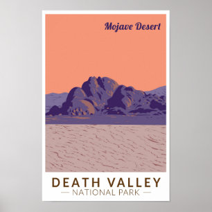 Death Valley National Park Mojave Woestijn Reizen Poster