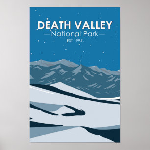 Death Valley National Park Nachtelijke Hemel Vinta Poster