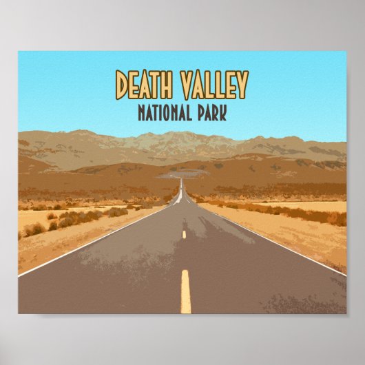 Death Valley National Park Nevada California Poster (Voorkant)
