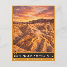 Death Valley National Park | Oude ansichtkaart Briefkaart