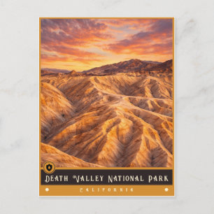 Death Valley National Park Oude ansichtkaart Briefkaart