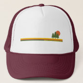 Death Valley National Park Pine Trees Sun Trucker Pet (Voorkant)