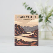 Death Valley National Park  retro Briefkaart (Staand voorkant)
