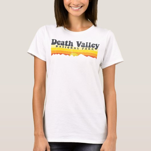  Death Valley National Park Retro T-shirt (Voorkant)